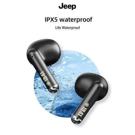 JEEP - EW001 - Sweatproof Wireless Earbuds with Sensitive Touch - Green