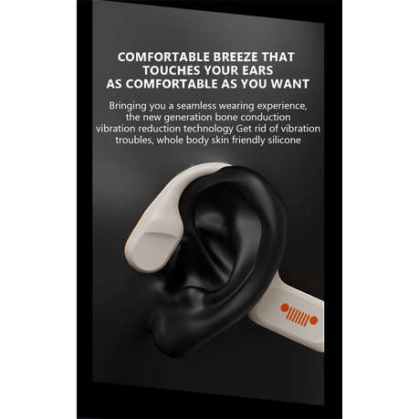 JEEP - EC006 - IPX7 Waterproof Bone-Conduction Headphones - Black