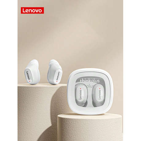 Lenovo - XT62 - Transparent Design Noise Cancelling Earphones - White