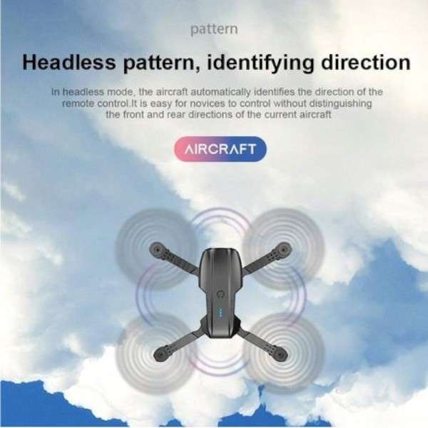 E99 Pro - Brushless Drone With 360 Degree Stunt Show - White
