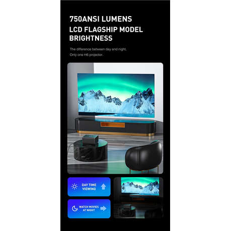 LENOVO Thinkplus AIR H6 1080P HD Smart Display Projector for Versatile Entertainment