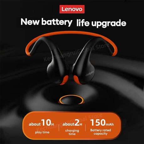 LENOVO ThinkPlus - X7 - IPX5 Wireless Bone Conduction Headset - White