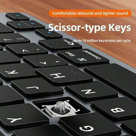 LENOVO - BK200 - LECOO Wireless Mini Keyboard - Black