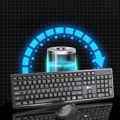 Lenovo Lecoo - KW211 - Wireless Mouse And Keyboard Combo - Black