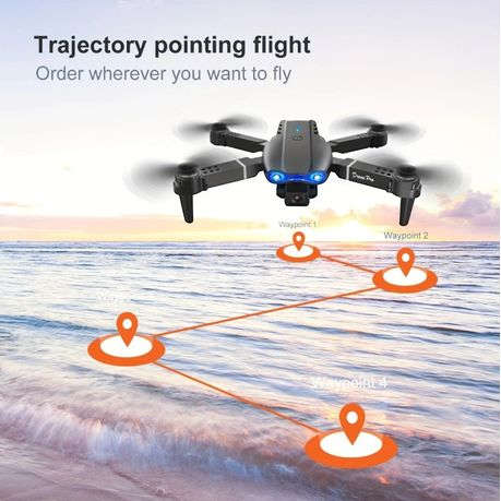 E99 - Professional Rechargeable RC Drone With Single Camera - Black