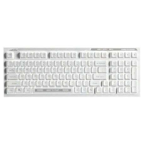 HP - Wired Low Noise Keyboard With Backlit Keys - White