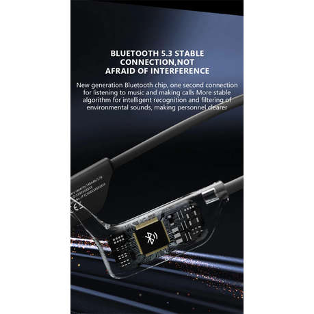 JEEP - EC006 - IPX7 Waterproof Bone-Conduction Headphones - Black