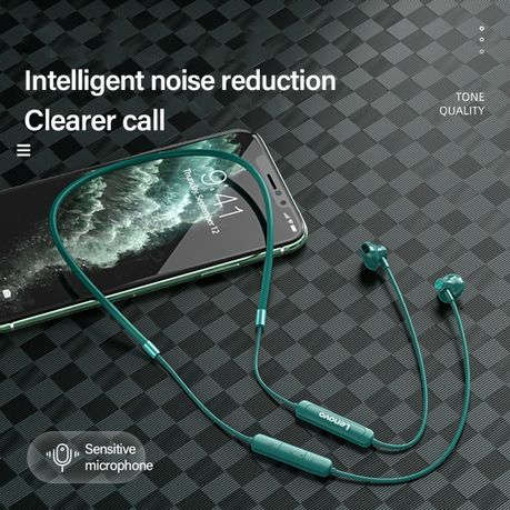 Lenovo - SH1 - Wireless Neckband Headphone With Hybrid Technology - Blue