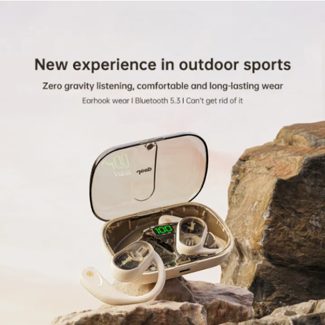 JEEP - EC016 - Hybrid Technology Earbuds with 360 Surround Sound - White