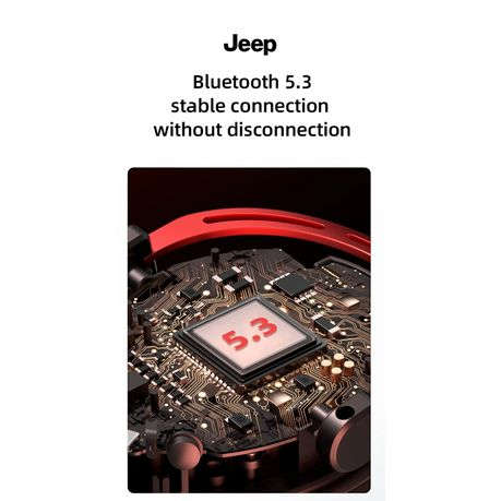 JEEP - EW001 - Sweatproof Wireless Earbuds With Sensitive Touch - Beige