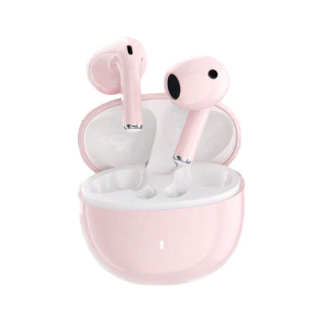 Asus - AS-UI - Semi-In - Ear Wireless Earbuds With Microphone - Pink