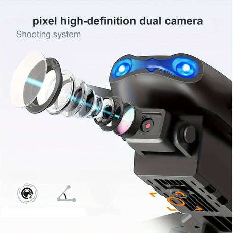 E99 - Professional Rechargeable RC Drone With Single Camera - Black
