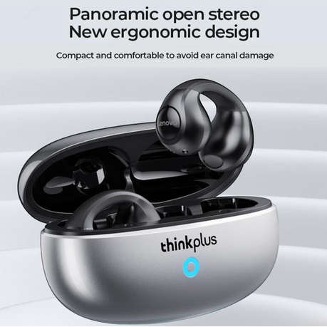 LENOVO - TC3403 - IPX4 Waterproof Earbuds With Touch Control - Black