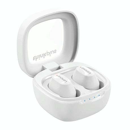 Lenovo - XT62 - Transparent Design Noise Cancelling Earphones - White