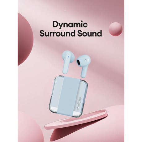 LENOVO THINKPLUS - LP51 - Sweatproof Passive Noise Canceling Earbuds - Blue