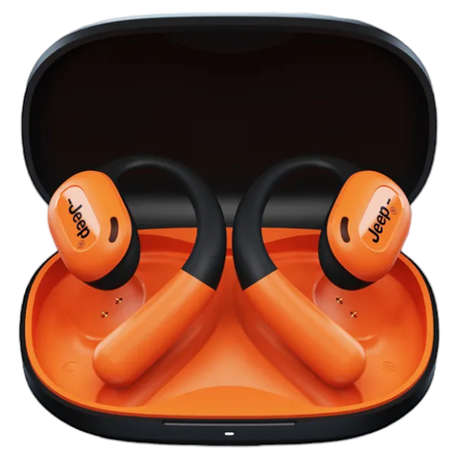 JEEP - EC001 - IPX5 Waterproof Earbuds With Touch Control - Black & Orange