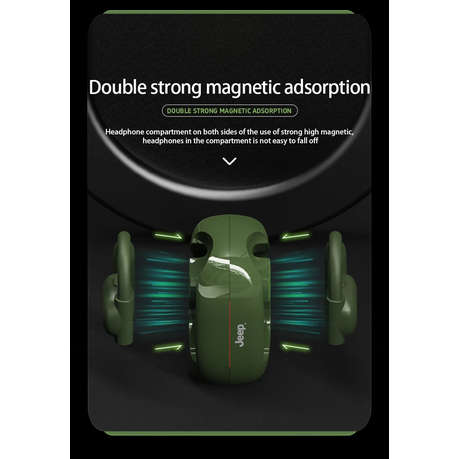 JEEP - EC009 - Hybrid Technology Earbuds with HiFi Stereo Sound - Green