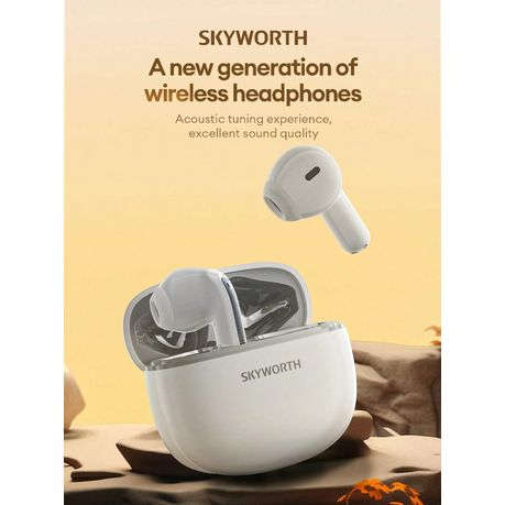 SKYWORTH - SEP006 - Wireless Sweatproof Earbuds With Low - Latency Audio - Orange