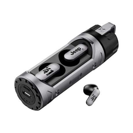 JEEP - EW002 - IPX5 Rated Bluetooth Earbuds With Hi-Fi Sound - Grey
