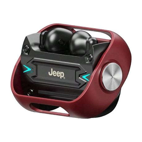 JEEP - EW001 - Sweatproof Wireless Earbuds With Sensitive Touch - Red