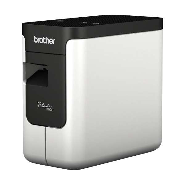 Brother P-Touch - PT700 - Compact High Quality Label Printer With Black On White Cartridge - Black