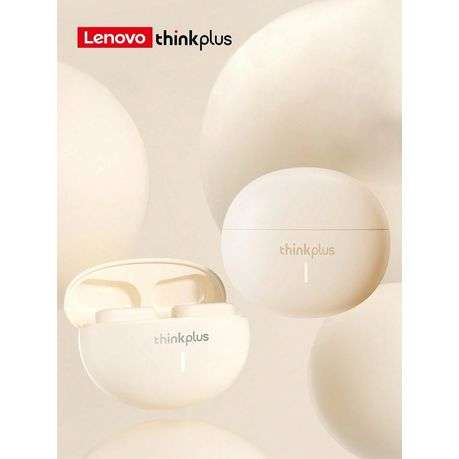 LENOVO - LP19 - TWS Wireless In-Ear Bluetooth Earphones - Champagne