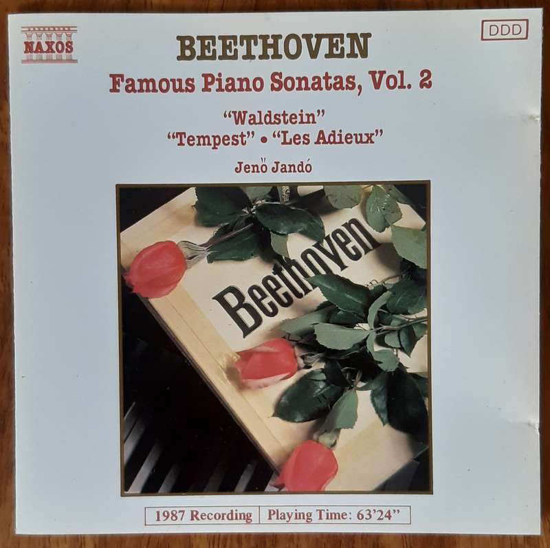 Beethoven Piano Sonatas. Jeno Jando on the Piano. CD