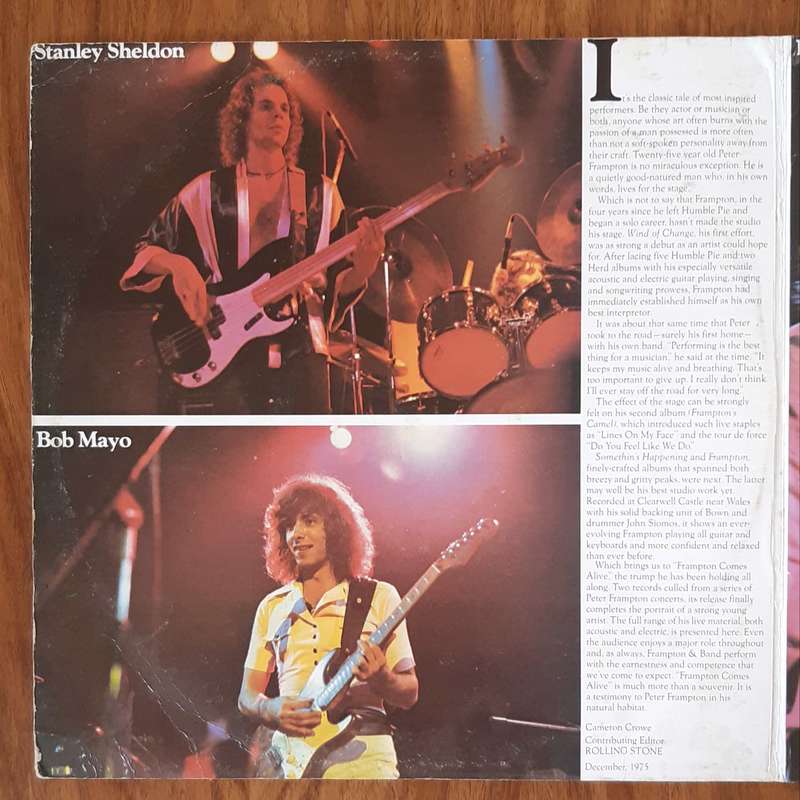 Peter Frampton - Frampton Comes Alive - Double Album - Vinyl LP