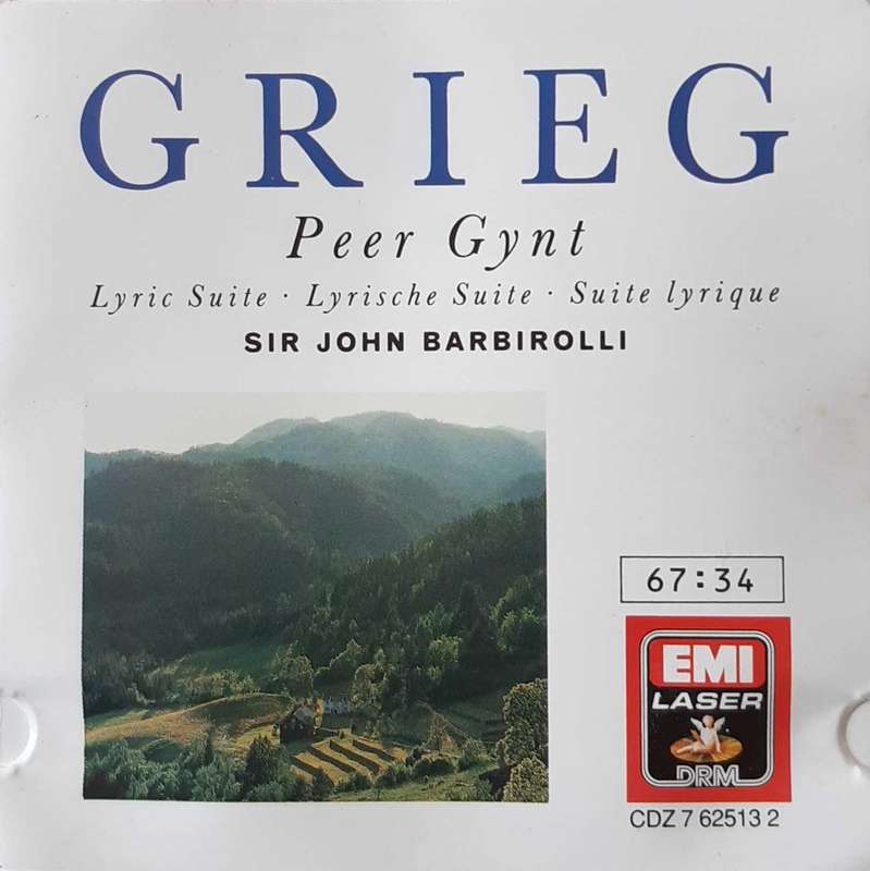 Grieg - Peer Gynt Suite - Sir John Barbirolli - CD