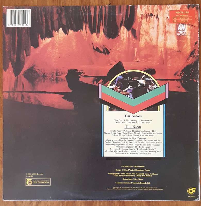 Rick Wakeman - Journey to the Centre of the Earth - Vintage Vinyl LP