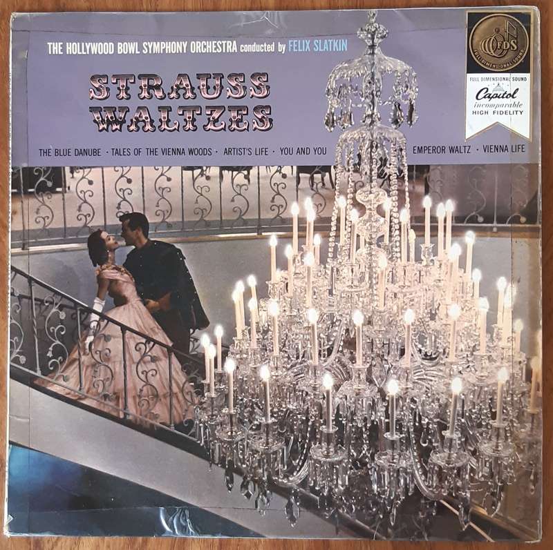 Strauss Waltzes - The Hollywood Bowl Symphony Orchestra - Vintage Vinyl LP