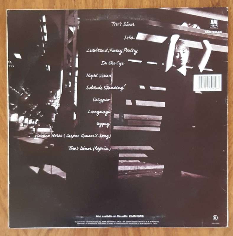 Suzanne Vega - Solitude Standing  - Vinyl LP