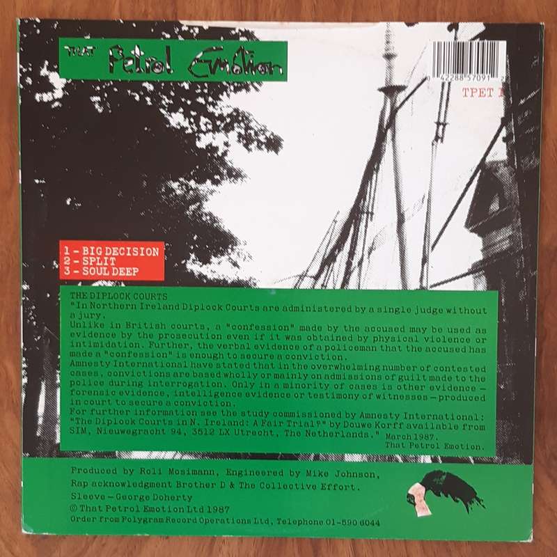 That Petrol Emotion - Limited Edition 10" Single - LP Vinyl Record
