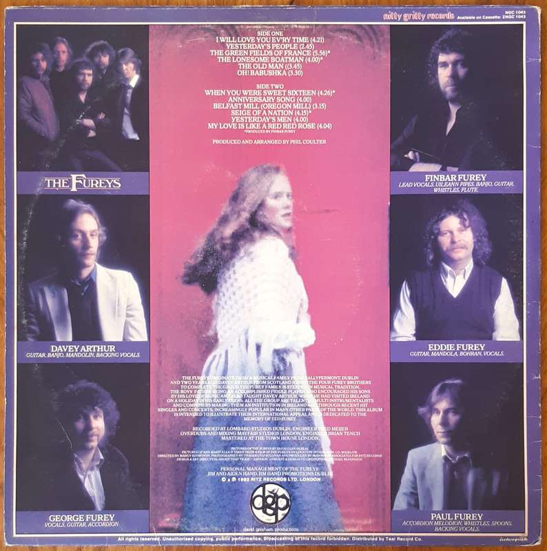 The Fureys - When You Were Sweet Sixteen - Vintage Vinyl LP Record