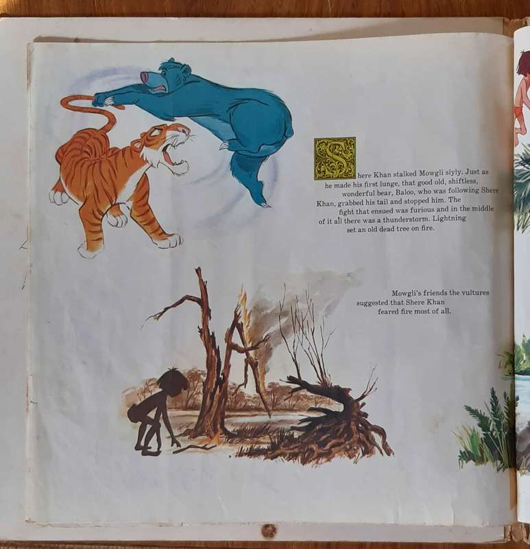 Walt Disney - The Jungle Book Vintage Vinyl LP - with illustrated magazine