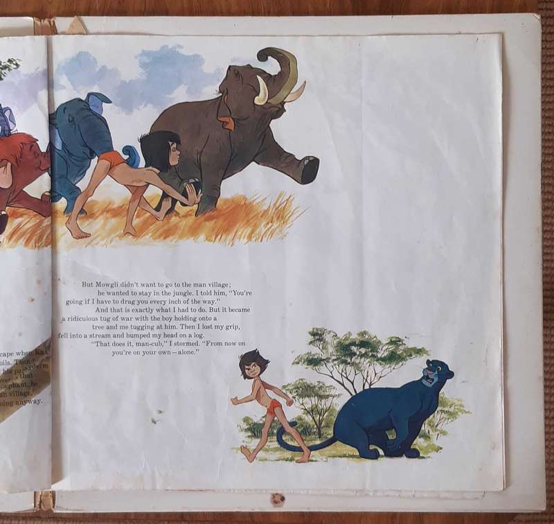 Walt Disney - The Jungle Book Vintage Vinyl LP - with illustrated magazine