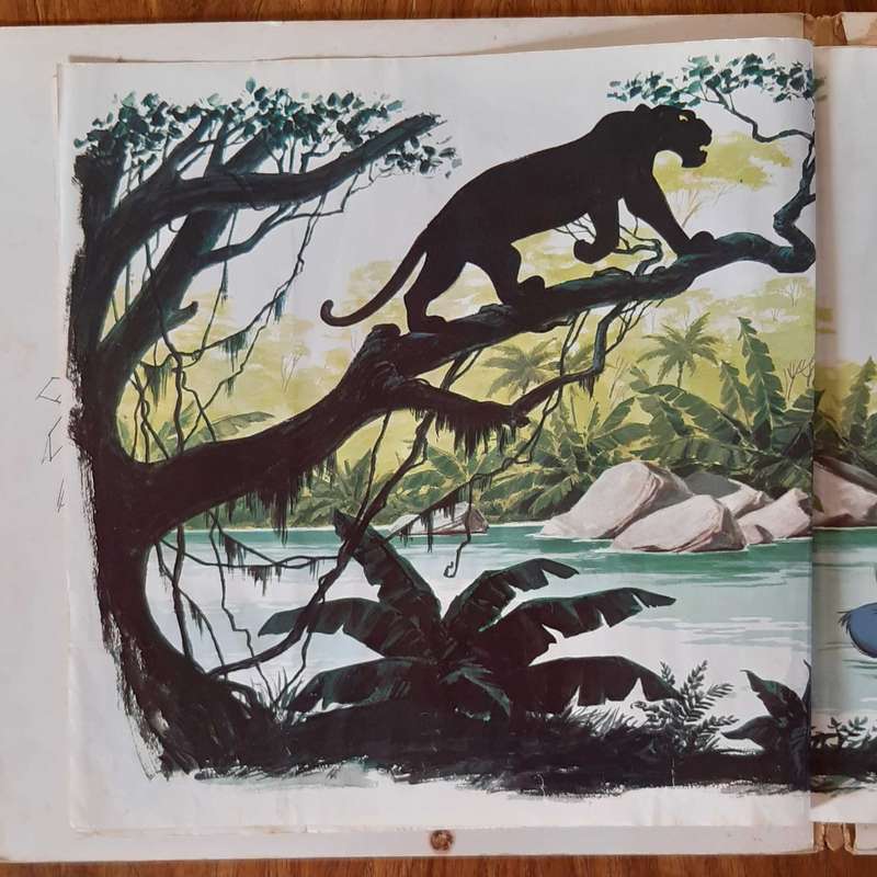 Walt Disney - The Jungle Book Vintage Vinyl LP - with illustrated magazine