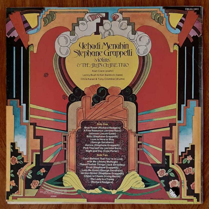 Yehudi Menuhin and Stephane Grappelli - Music of the Thirties - Jalousie - Vinyl LP