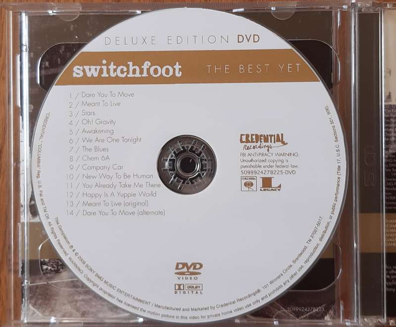 Switchfoot  The Best Yet (Deluxe Edition) - CD and DVD
