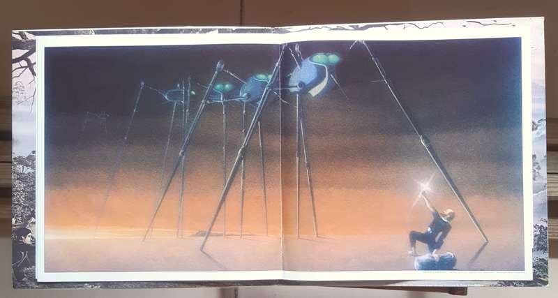 The War of the Worlds  - Jeff Wayne's Musical Version - Vintage Vinyl LP Record Double Album