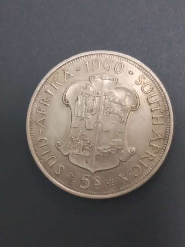 5 Shillings COMMEMORATES 50 Years of the Union of South Africa