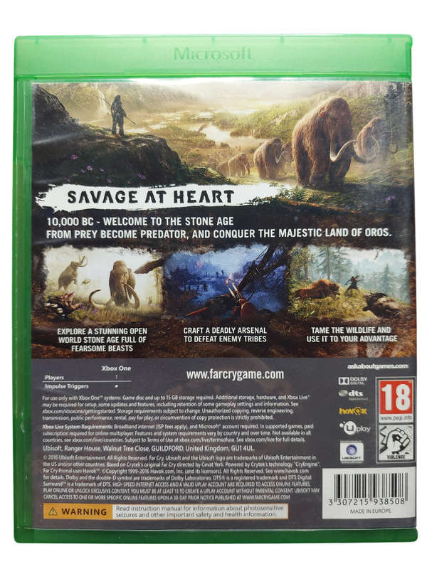 Far Cry Primal Xbox One XB1