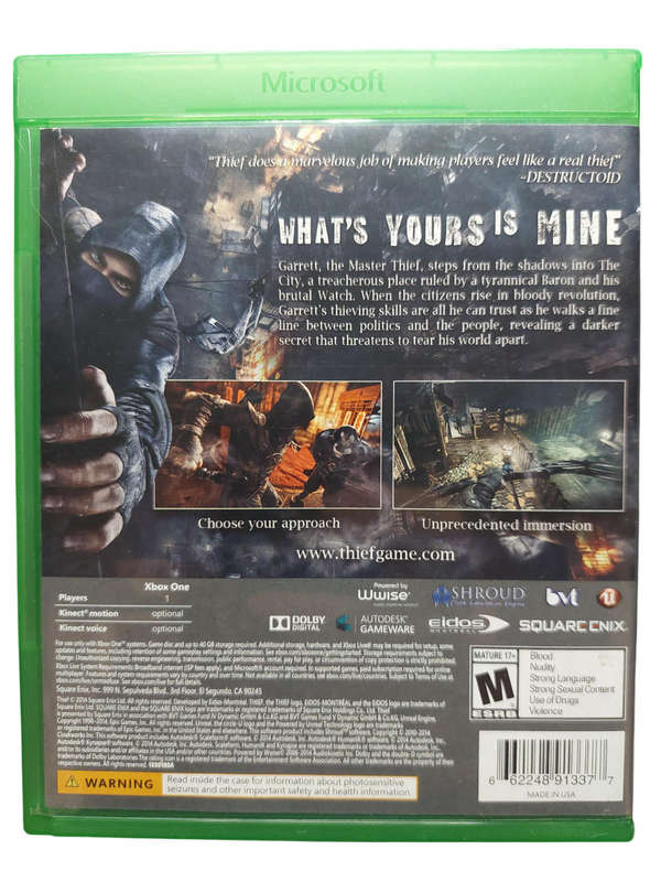 Thief Xbox One XB1