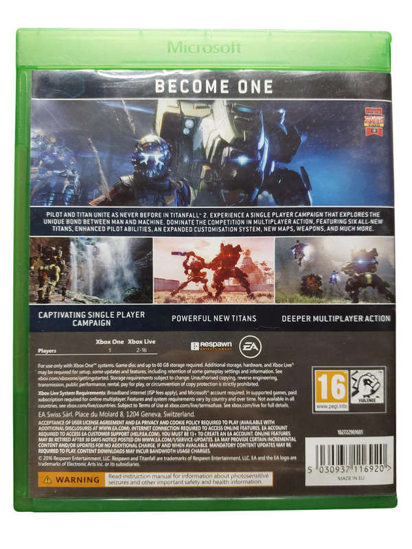 Titanfall 2 Xbox One XB1