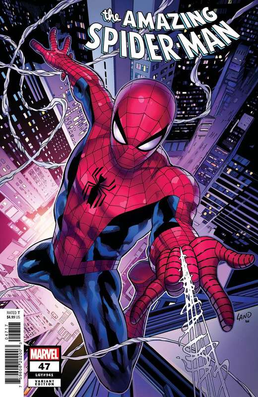 Amazing Spider-Man #47 25 Copy Incentive Greg Land Variant