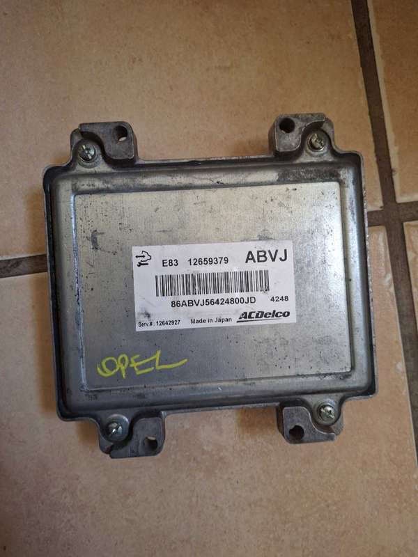 Opel Adam computer box ECU