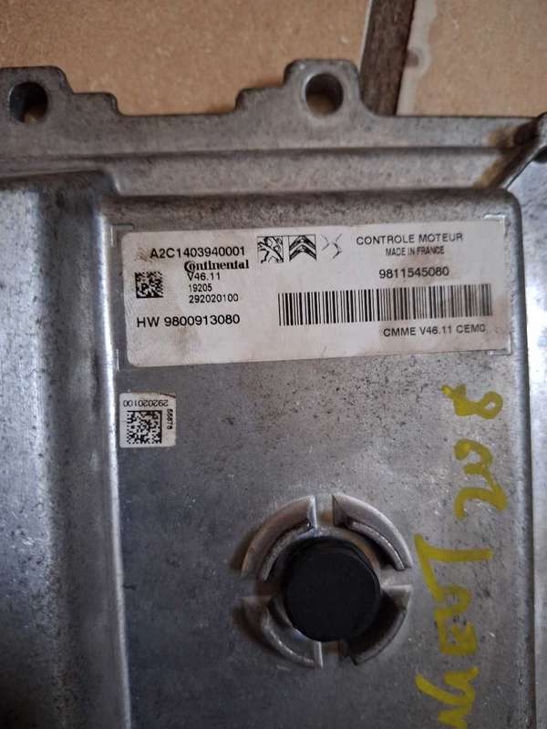 Peugeot 208 computer box ECU