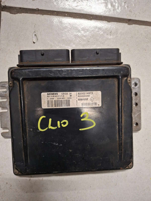 RRenault Clio 3 computer box ECU