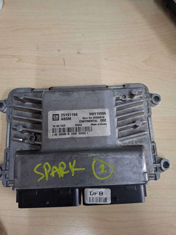 Chevrolet Spark computer box ECU