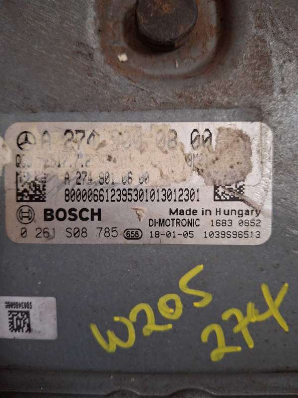 Mercedes benz W205 274 computer box ECU